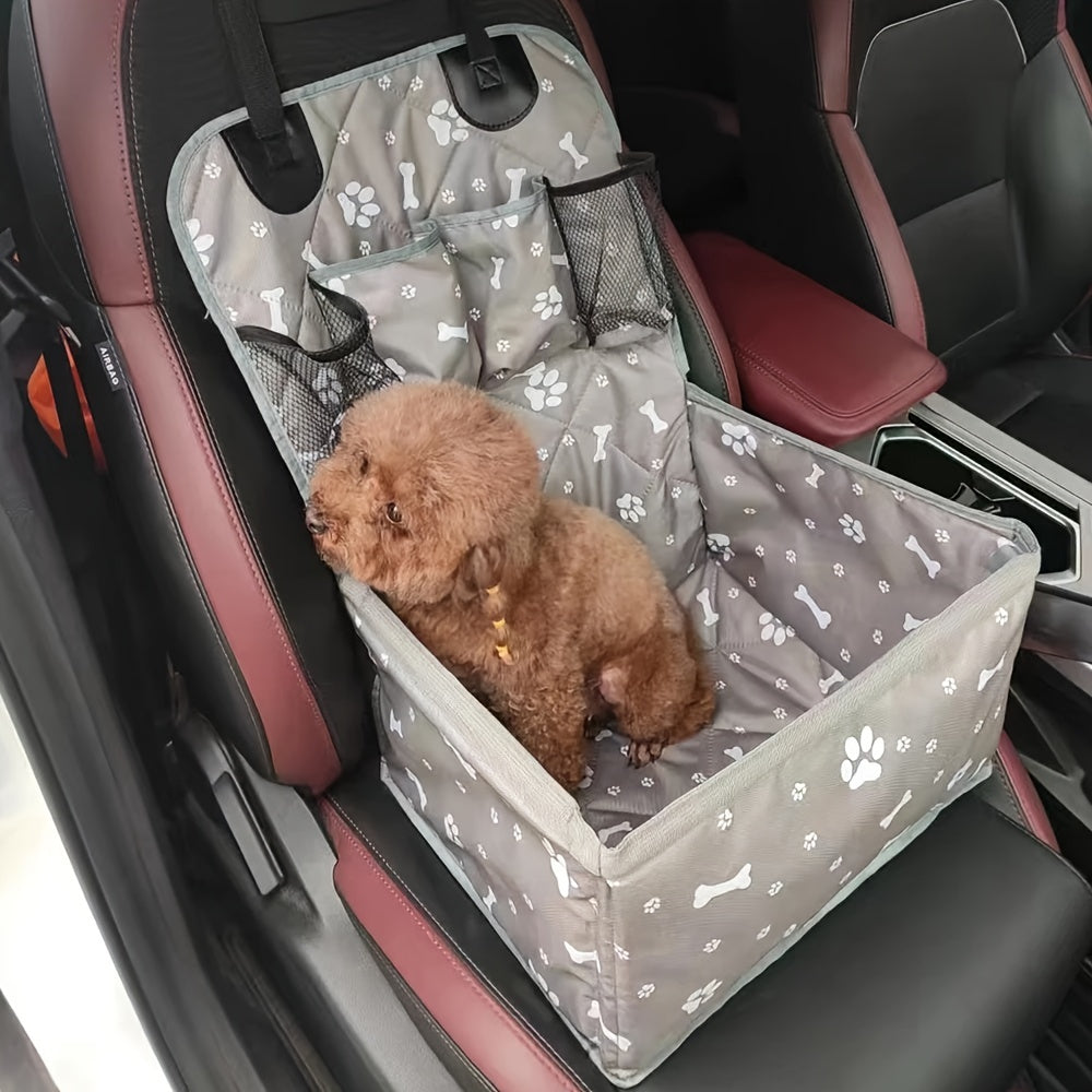 Siège auto avant avec poches – Chien – vue principale