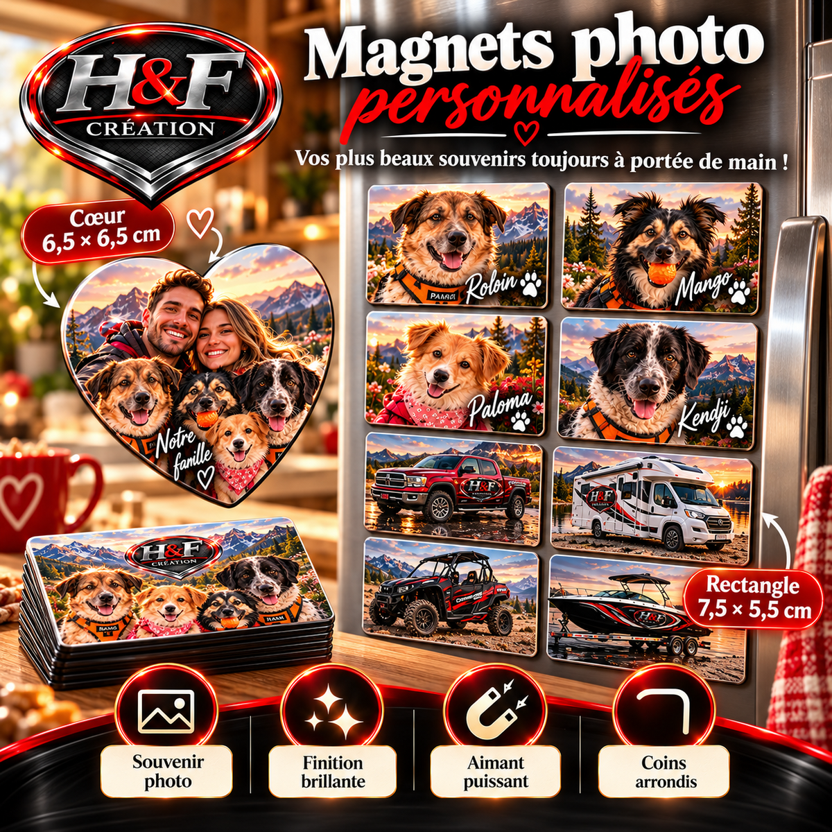 MAGNETS PERSONNALISÉS
