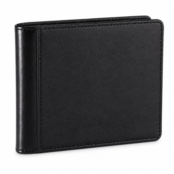 Portefeuille noir personnalisé